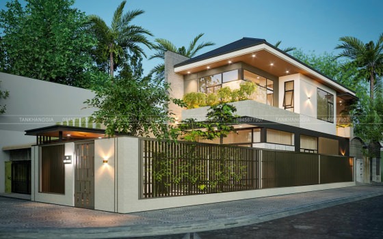 Biệt Thự Hiện Đại 2 Tầng – Không Gian Sống Xanh, Đẳng Cấp